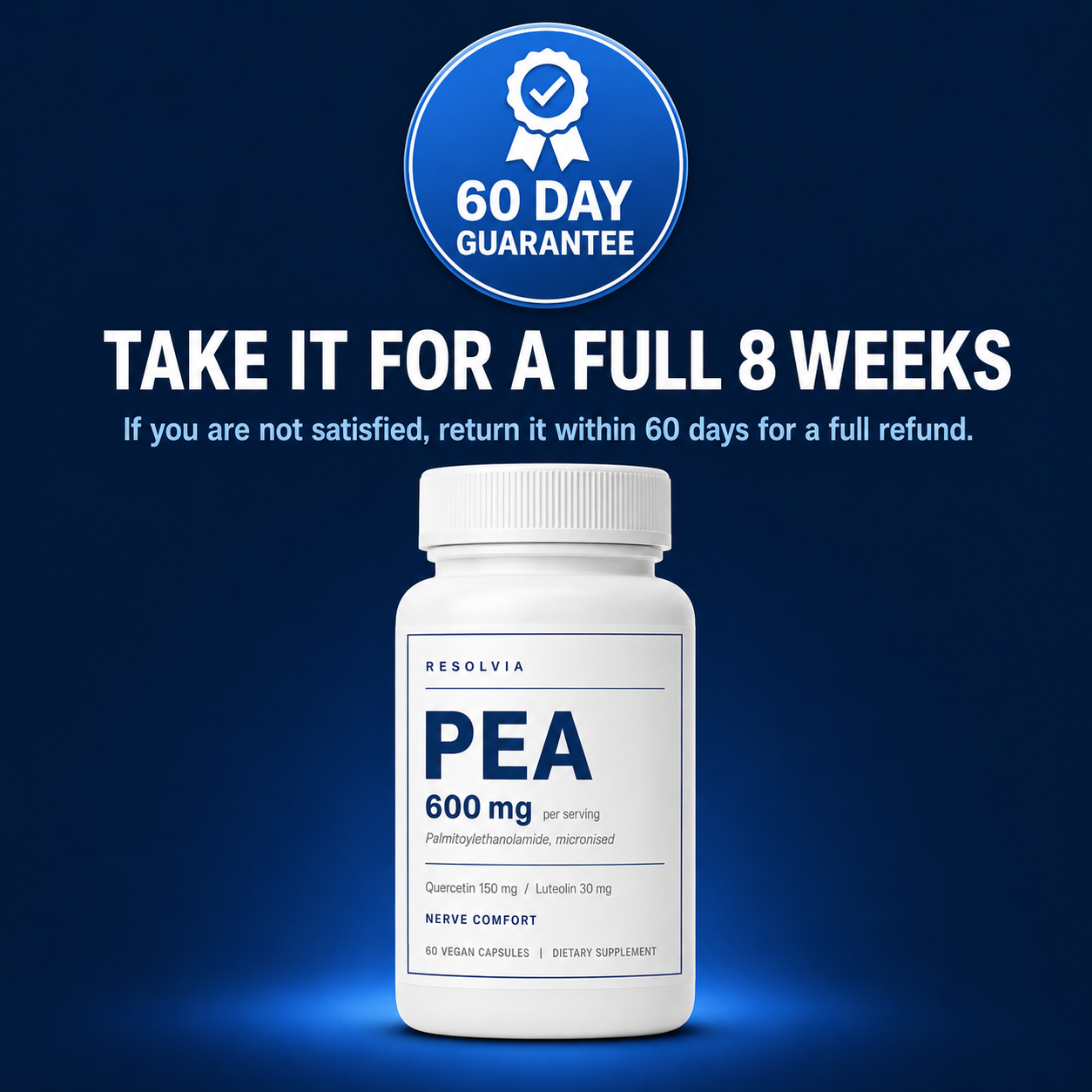 60-day money-back guarantee — take it for a full 8 weeks