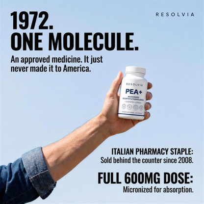 Approved as a medicine in 1972 and sold behind Italian pharmacy counters since 2008, at the full 600mg dose, micronized for absorption